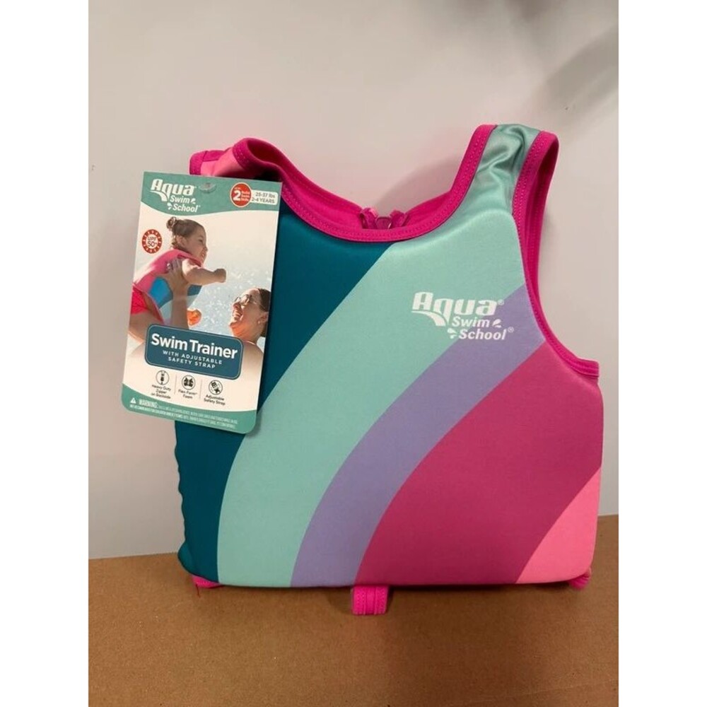 Aqua Swim School Swim Trainer Lifejacket Vest ages 2-4